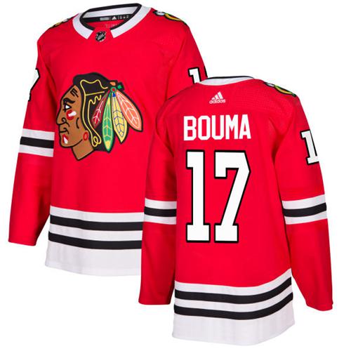 Adidas Men Chicago Blackhawks #17 Lance Bouma Red Home Authentic Stitched NHL Jersey->chicago blackhawks->NHL Jersey